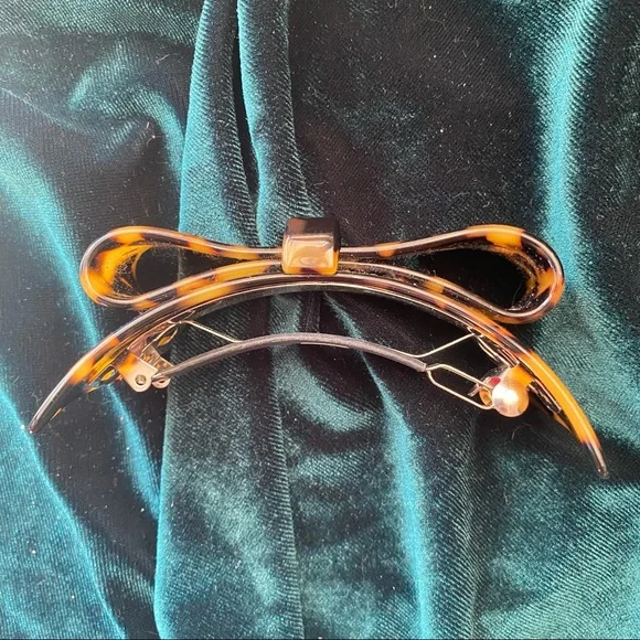 Tortoise Shell Barette - Picture 2 of 3